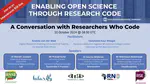 Enabling Open Science Through Research Code: Insights from Episode 1 - Conversations with Researchers Who Code